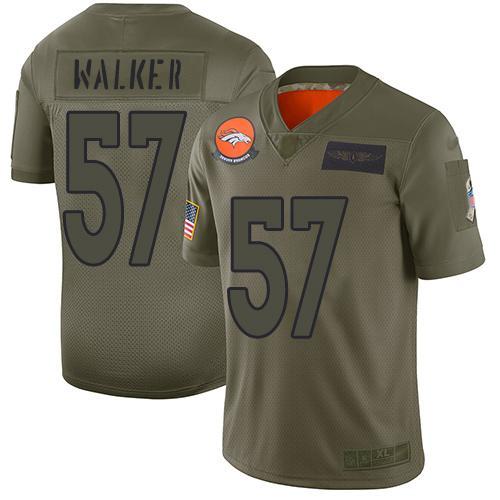Nike Denver Broncos #57 Demarcus Walker Camo Stitched NFL Limited 2019 Salute To Service Jersey
