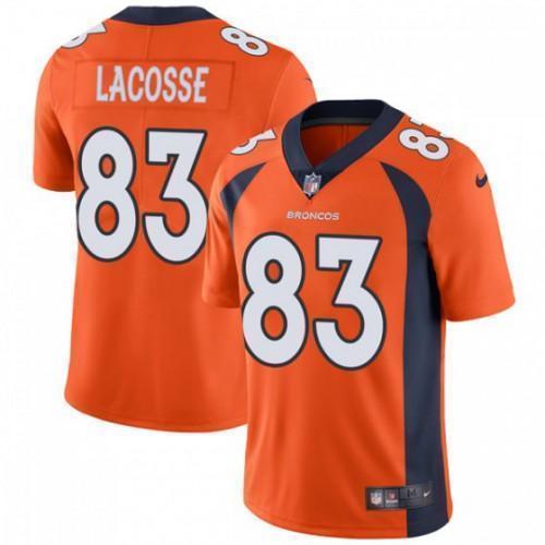 Nike Denver Broncos #83 Matt LaCosse Orange Team Color Stitched NFL Vapor Untouchable Limited Jersey