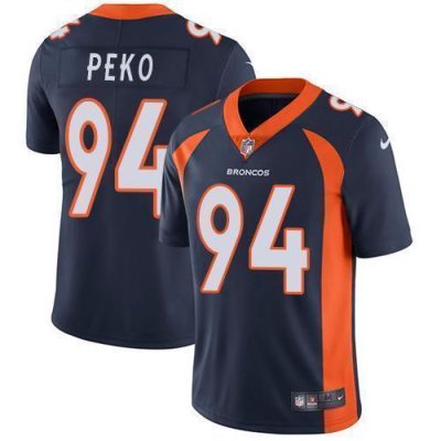 Nike Denver Broncos #94 Domata Peko Navy Blue Alternate Stitched NFL Vapor Untouchable Limited Jersey