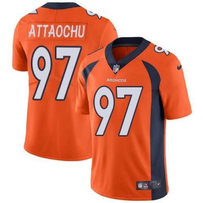 Nike Denver Broncos #97 Jeremiah Attaochu Orange Team Color Stitched NFL Vapor Untouchable Limited Jersey
