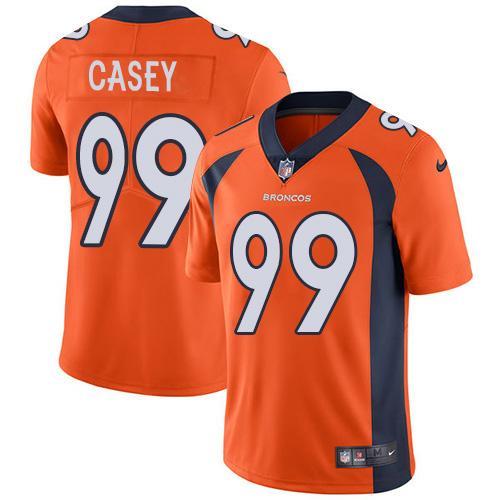 Nike Denver Broncos #99 Jurrell Casey Orange Team Color Stitched NFL Vapor Untouchable Limited Jersey