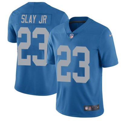 Nike Detroit Lions #23 Darius Slay Jr Blue Throwback Stitched NFL Vapor Untouchable Limited Jersey