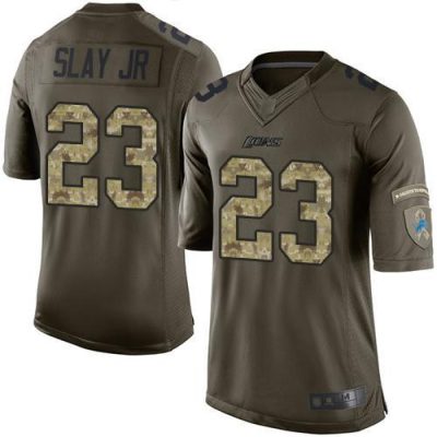 Nike Detroit Lions #23 Darius Slay Jr Green Stitched NFL Limited 2015 Salute to Service Jersey