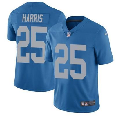Nike Detroit Lions #25 Will Harris Blue Throwback Stitched NFL Vapor Untouchable Limited Jersey
