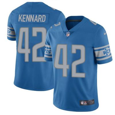 Nike Detroit Lions #42 Devon Kennard Blue Team Color Stitched NFL Vapor Untouchable Limited Jersey