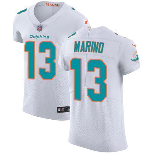 Nike Dolphins #13 Dan Marino White Stitched NFL Vapor Untouchable Elite Jersey