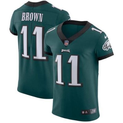 Philadelphia Eagles #11 A.J. Brown Green Team Color Stitched NFL Vapor Untouchable Elite Jersey