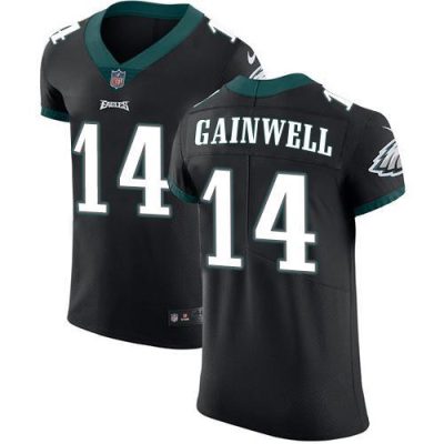 Philadelphia Eagles #14 Kenneth Gainwell Black Alternate Stitched NFL New Elite Jersey