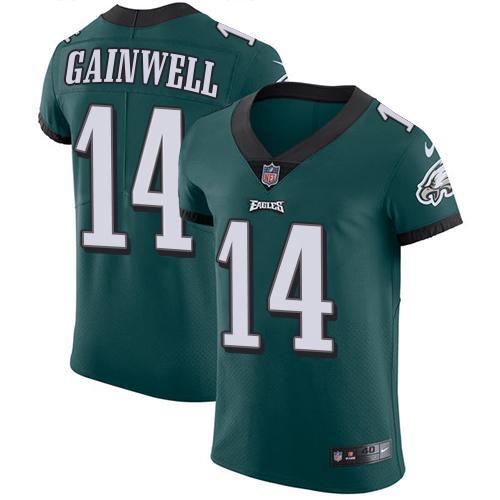 Philadelphia Eagles #14 Kenneth Gainwell Green Team Color Stitched NFL Vapor Untouchable Elite Jersey