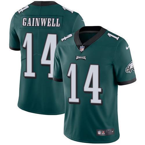 Philadelphia Eagles #14 Kenneth Gainwell Green Team Color Stitched NFL Vapor Untouchable Limited Jersey