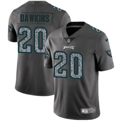 Philadelphia Eagles #20 Brian Dawkins Gray Static Stitched NFL Vapor Untouchable Limited Jersey