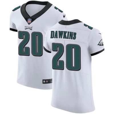 Philadelphia Eagles #20 Brian Dawkins White Stitched NFL Vapor Untouchable Elite Jersey