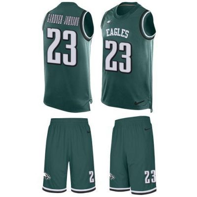 Philadelphia Eagles #23 C.J. Gardner-Johnson Green Team Color Stitched NFL Limited Tank Top Suit Jersey