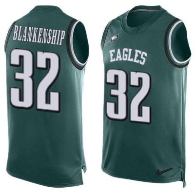 Philadelphia Eagles #32 Reed Blankenship Green Team Color Stitched NFL Limited Tank Top Jersey