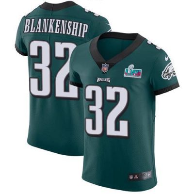 Philadelphia Eagles #32 Reed Blankenship Green Team Color Super Bowl LVII Patch Stitched NFL Vapor Untouchable Elite Jersey