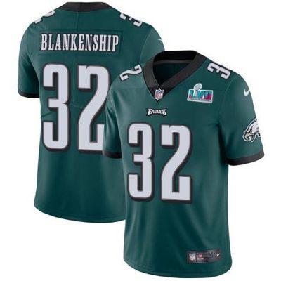 Philadelphia Eagles #32 Reed Blankenship Green Team Color Super Bowl LVII Patch Stitched NFL Vapor Untouchable Limited Jersey