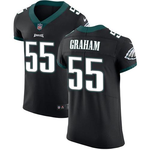Philadelphia Eagles #55 Brandon Graham Black Alternate Stitched NFL Vapor Untouchable Elite Jersey