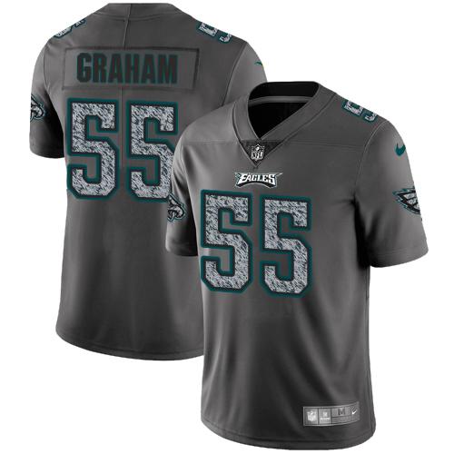 Philadelphia Eagles #55 Brandon Graham Gray Static Stitched NFL Vapor Untouchable Limited Jersey