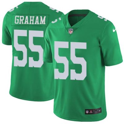 Philadelphia Eagles #55 Brandon Graham Green Stitched NFL Limited Rush Jersey