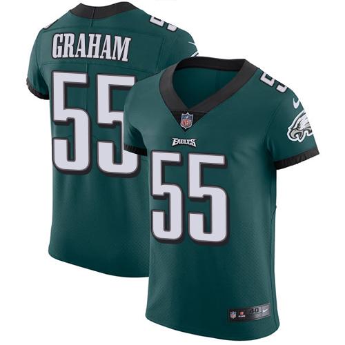 Philadelphia Eagles #55 Brandon Graham Midnight Green Team Color Stitched NFL Vapor Untouchable Elite Jersey
