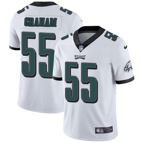 Philadelphia Eagles #55 Brandon Graham White Stitched NFL Vapor Untouchable Limited Jersey