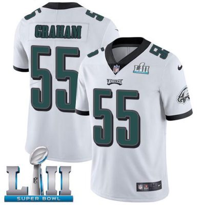Philadelphia Eagles #55 Brandon Graham White Super Bowl LII Stitched NFL Vapor Untouchable Limited Jersey