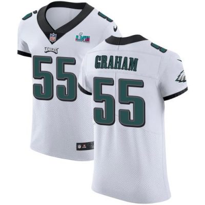 Philadelphia Eagles #55 Brandon Graham White Super Bowl LVII Patch Stitched NFL New Elite Jersey