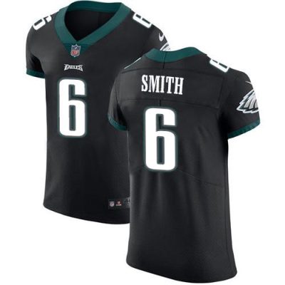 Philadelphia Eagles #6 DeVonta Smith Black Alternate Stitched NFL New Elite Jersey