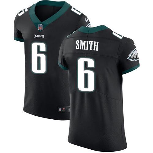 Philadelphia Eagles #6 DeVonta Smith Black Alternate Stitched NFL New Elite Jersey