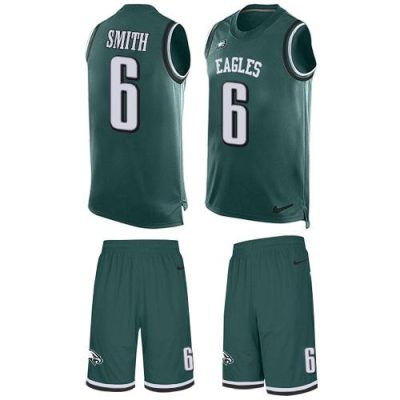 Philadelphia Eagles #6 DeVonta Smith Green Team Color Stitched NFL Limited Tank Top Suit Jersey