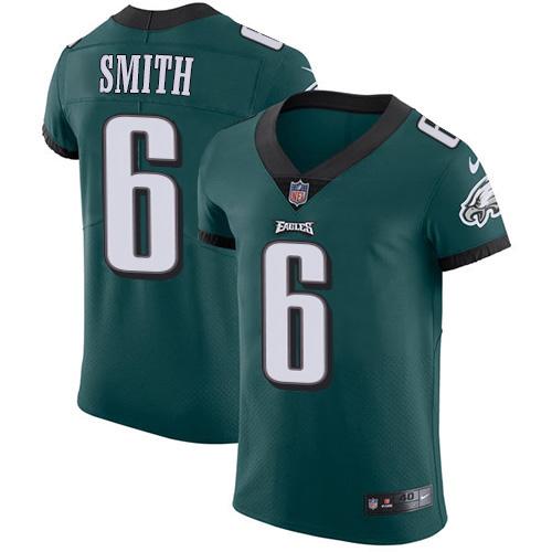 Philadelphia Eagles #6 DeVonta Smith Green Team Color Stitched NFL Vapor Untouchable Elite Jersey