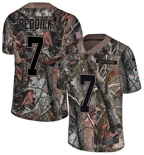Philadelphia Eagles #7 Haason Reddick Camo Stitched NFL Limited Rush Realtree Jersey