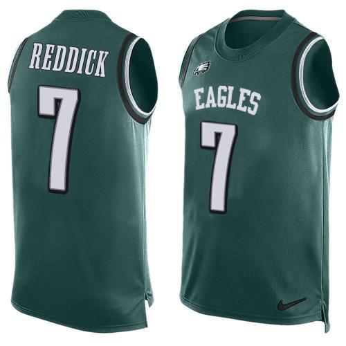 Philadelphia Eagles #7 Haason Reddick Green Team Color Stitched NFL Limited Tank Top Jersey