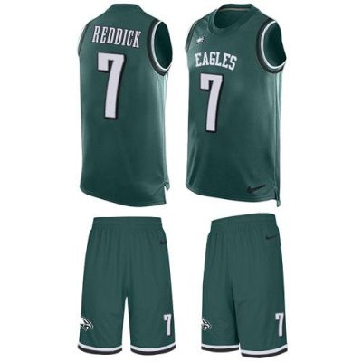 Philadelphia Eagles #7 Haason Reddick Green Team Color Stitched NFL Limited Tank Top Suit Jersey
