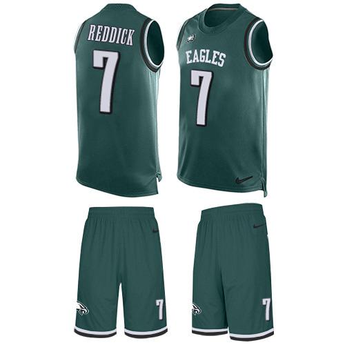Philadelphia Eagles #7 Haason Reddick Green Team Color Stitched NFL Limited Tank Top Suit Jersey