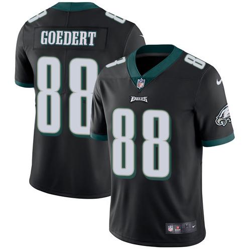 Philadelphia Eagles #88 Dallas Goedert Black Alternate Stitched NFL Vapor Untouchable Limited Jersey