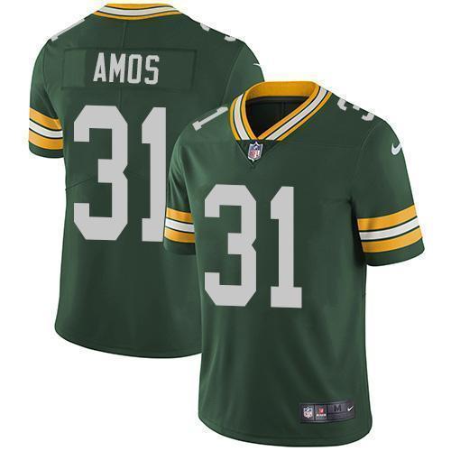 Nike Green Bay Packers #31 Adrian Amos Green Team Color Stitched Vapor Untouchable Limited Jersey