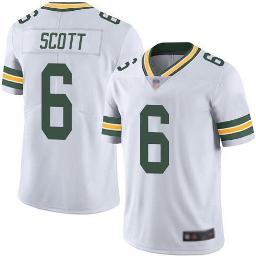 Nike Green Bay Packers #6 JK Scott White Stitched Vapor Untouchable Limited Jersey