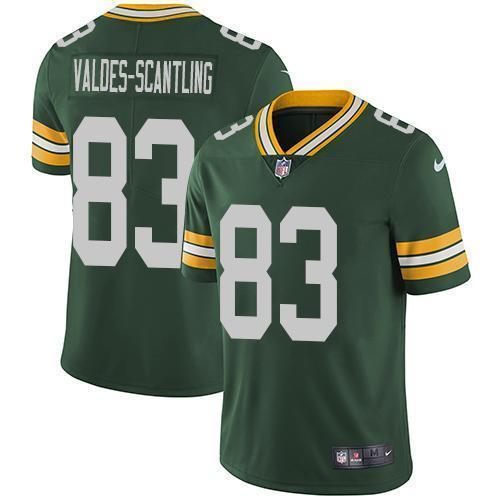 Nike Green Bay Packers #83 Marquez Valdes-Scantling Green Team Color Stitched Vapor Untouchable Limited Jersey