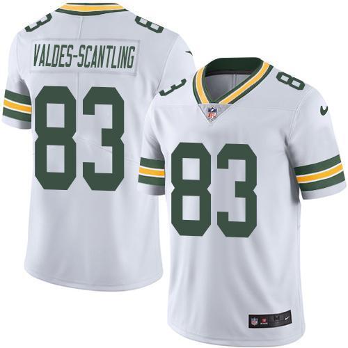 Nike Green Bay Packers #83 Marquez Valdes-Scantling White Stitched Vapor Untouchable Limited Jersey