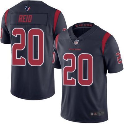 Nike Houston Texans #20 Justin Reid Navy Blue Stitched NFL Limited Rush Jersey