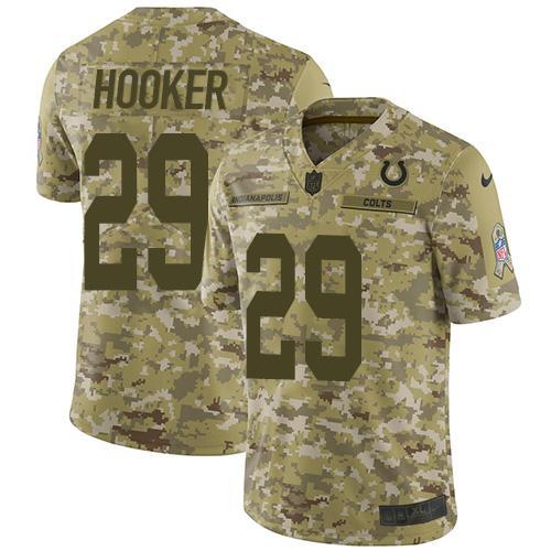 Nike Indianapolis Colts #29 Malik Hooker Camo Stitched NFL Limited 2018 Salute To Service Jersey