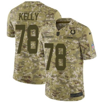Nike Indianapolis Colts #78 Ryan Kelly Camo Stitched NFL Limited 2018 Salute To Service Jersey