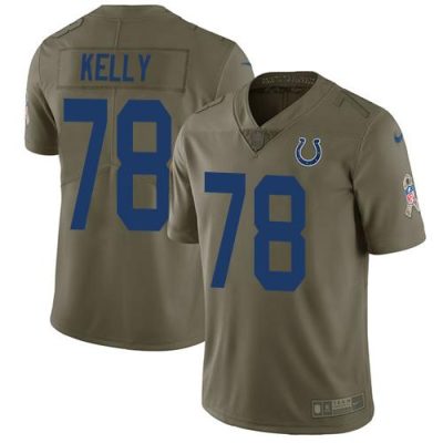 Nike Indianapolis Colts #78 Ryan Kelly Olive Stitched NFL Limited 2017 Salute to Service Jersey