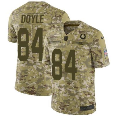 Nike Indianapolis Colts #84 Jack Doyle Camo Stitched NFL Limited 2018 Salute To Service Jersey