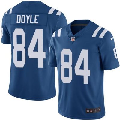 Nike Indianapolis Colts #84 Jack Doyle Royal Blue Team Color Stitched NFL Vapor Untouchable Limited Jersey