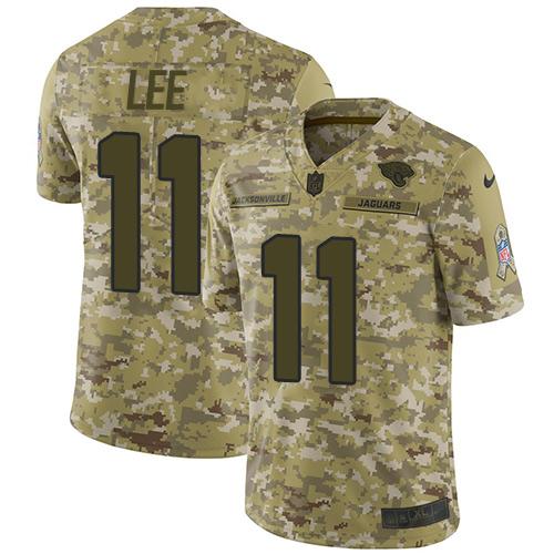 Nike Jacksonville Jaguars #11 Marqise Lee Camo Stitched NFL Limited 2018 Salute To Service Jersey