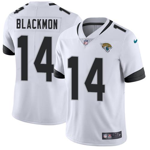Nike Jacksonville Jaguars #14 Justin Blackmon White Stitched NFL Vapor Untouchable Limited Jersey