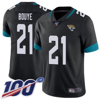 Nike Jacksonville Jaguars #21 A.J. Bouye Black Team Color Stitched NFL 100th Season Vapor Limited Jersey
