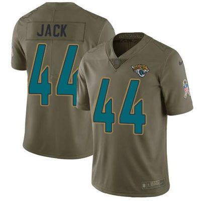 Nike Jacksonville Jaguars #44 Myles Jack Olive Stitched NFL Limited 2017 Salute to Service Jersey
